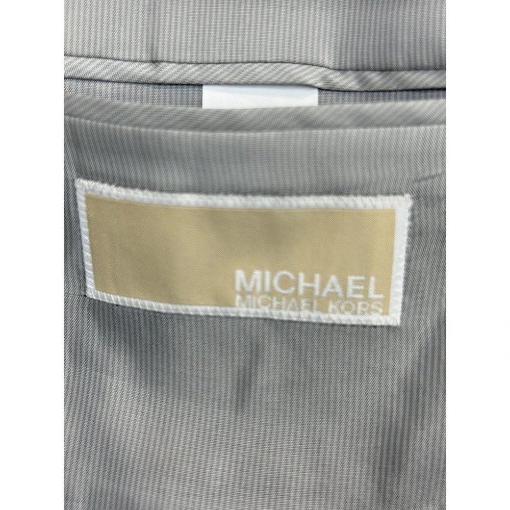 Michael Kors Mens 42L Navy Blue 2-Button‎ Blazer Sport Coat Preppy